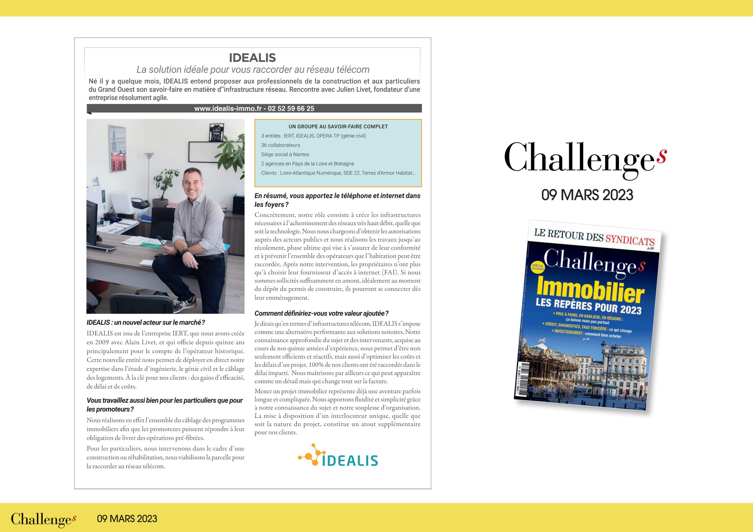 on parle de nous dans la presse challenges idealis