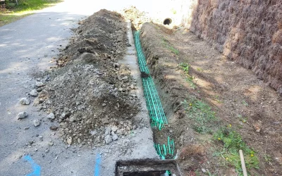 Etude et travaux de raccordement au réseau télécom  d’une maison individuelle sur la commune de VANNES